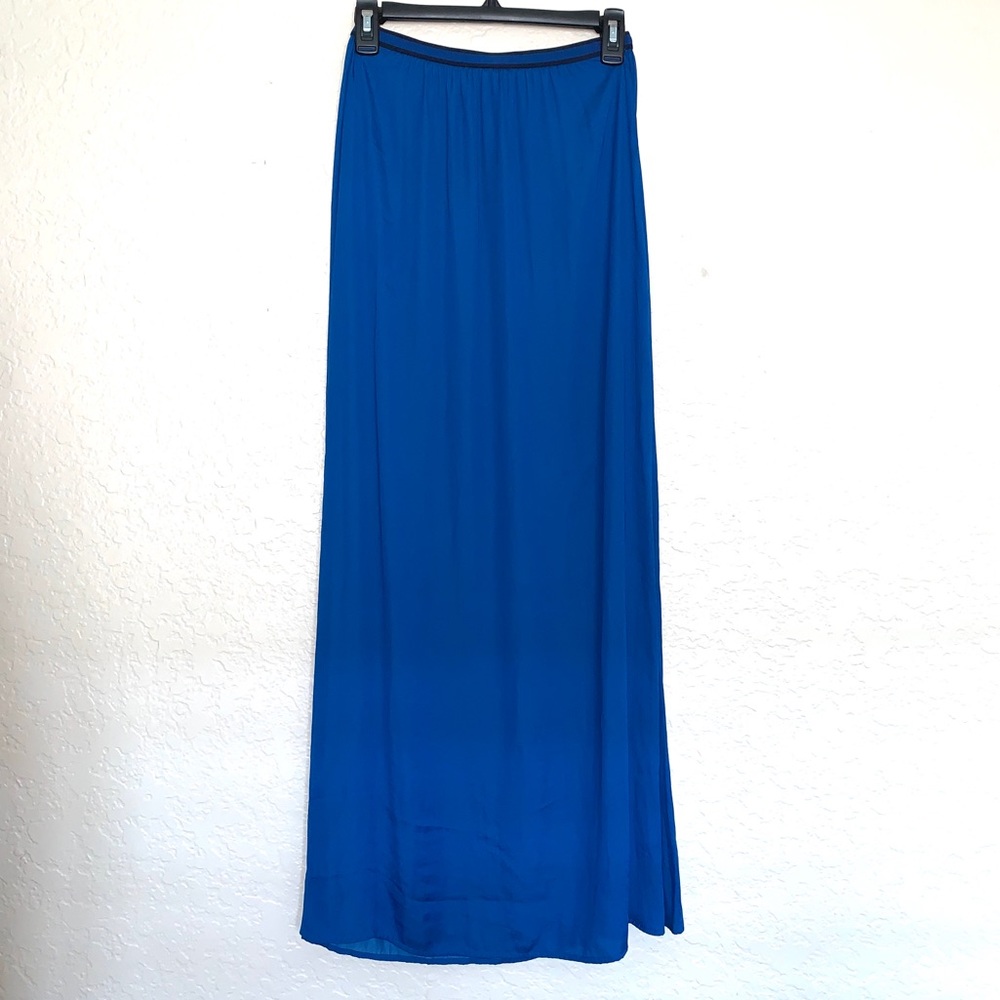 Zara Basic royal blue maxi skirt size small